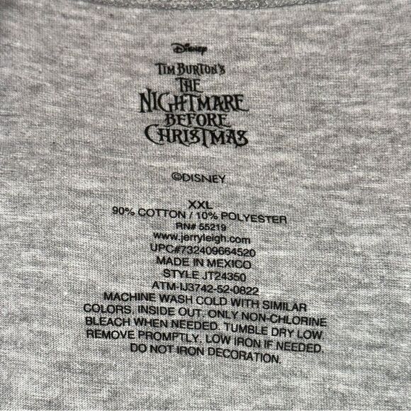 Disney THE NIGHTMARE BEFORE CHRISTMAS T-shirt XXL - Picture 3 of 7